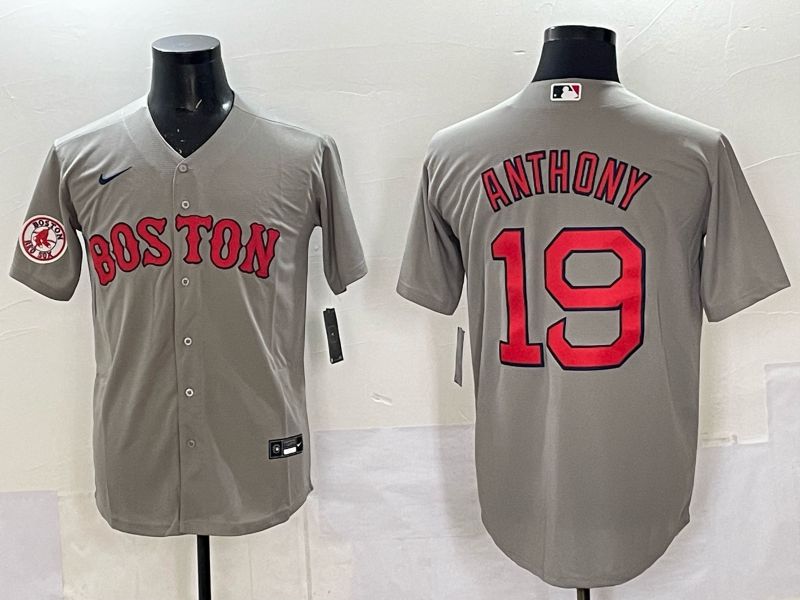 Men Boston Red Sox Nike #19 Anthony Grey 2025 MLB Jersey 07->boston red sox->MLB Jersey